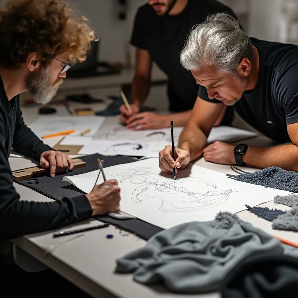Proceso de diseño de trajes deportivos